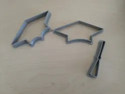Graduation Cap Cookie Cutters