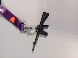 Gun Keychain