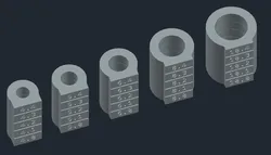 Hole size gauge set