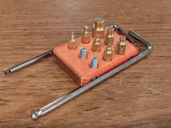Magnetic Tool/Bit Holder for 3DZWMAN Vertical Heat Insert Press