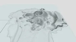 Motukorea - Browns Island via LIDAR