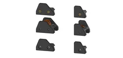 Printable Worker Seagull Iron Sights - Picatinny Iron Sights