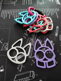 Self Defense Keychains - Fox & Bunny