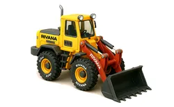 Yellow Front Loader with Movements
