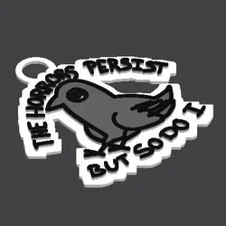 3D printer bestanden | 3MF | Crow Time Keychain Fanart
