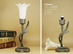 art nouveau lily lamp 2