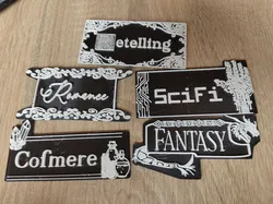 Book Genre Signs