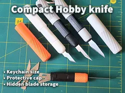 Compact hobby knife