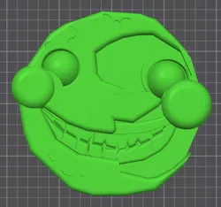 EYE-ed sun-moon mask face