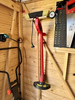 Garden shed tool holders (30 degree angle)