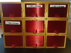 Infinity drawers for Screws