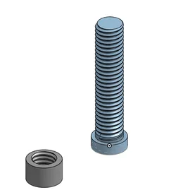 M5 Screw and Nut – ISO 0.8 Pitch