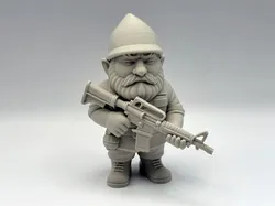 Military Garden Gnome
