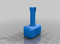Mjolnir Magnetic Keychain