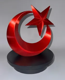 Moon star Ay Yildiz Halbmond Stern 2