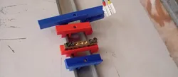 Multiple mounting brackets for mounting electronic components onto a DIN RAIL TH35