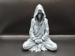 Mysterious Meditator — Hooded 3D Figurine
