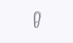 O Hook Carabiner (06) Secured Heavy Duty Link