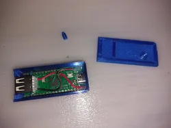OGX-Mini Raspberry Pi Pico case (USB-C Port, USB-A port soldered to the board)