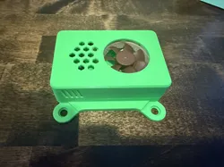 Raspberry Pi 4 Model B case for Leviton smart panels.