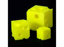 Swiss Cheese Block and Keyring