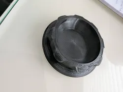 Trailer hub cap bearing cover