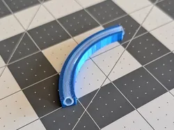 Tube Bend Retention Clip - 6.0 mm o.d. tubing, various angles. Good for brake bleeding.