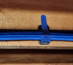 Universal Cable Holder with Hook & Loop / Velcro Countersunk for Screws