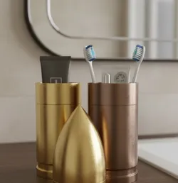9mm Bullet Toothbrush Holder & Storage Box with Twist-Lock