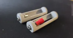 AA Battery Dummy with electrical connection
