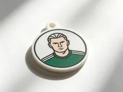 Colgante de Haaland - Llavero de estrella de fútbol Imán de nevera - Copa Mundial 2026 EE. UU.-Canadá-México - Modelo de impresión 3D gratuito