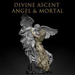 Divine Ascent – Angel & Mortal Printable Statue STL