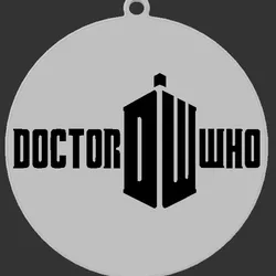 Doctor Who Logo 2 - Christmas Ornament