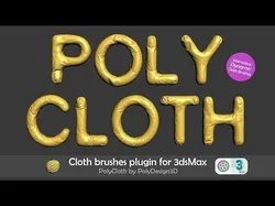 PolyCloth V2 ClothBrush Plugin for 3dsMax 3D model