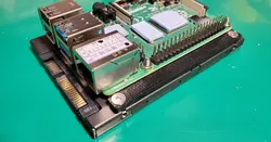Raspberry Pi mount for SSD