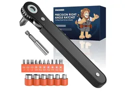Small tool box for right angle screwdriver set