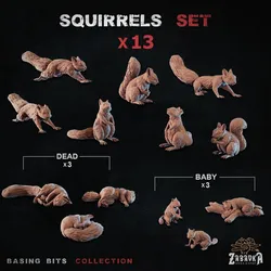 Squirrels - Basing Bits