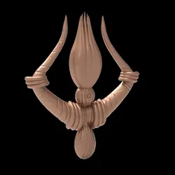 Trishul Pendant 3D Printable Model