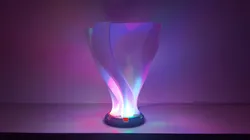 Unfolding Flower Vase Lampshade
