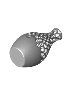 Voronoi Decoration Vase, Dried Flower Vase