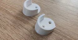 Wardrobe rod holder