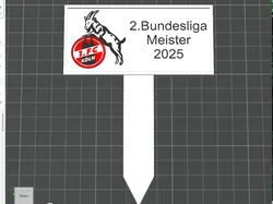 1. Fc Koeln Meister Schild