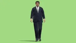 3D Rigged business man