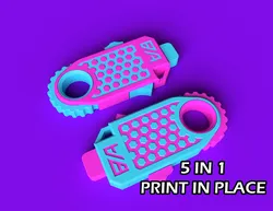 Alpha Fidget- 5 in 1 Print in Place Fidget Toy