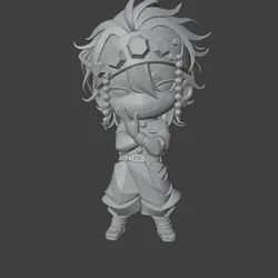 Characters & Creatures STL Download - Miniatura Uzui Tengen Demon Slayerby 3DImpresions