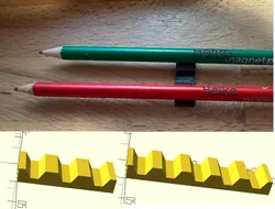 Customizable Parametric pen holder for lasering - Stiftehalter zum Lasern