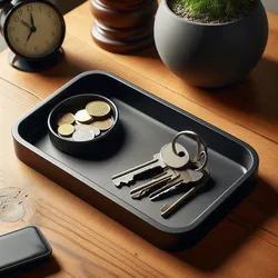 Design Key Tray with Coin Bowl