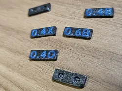 Exchangeable labels for Prusa Enclosure MK4 Nozzle & Hotend Holder Remix