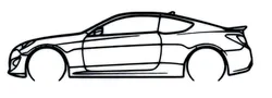 Hyundai Genesis Coupe Wall Art