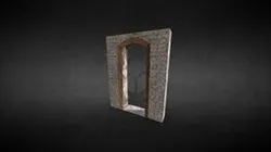 Medieval Modular Brick Doorframe